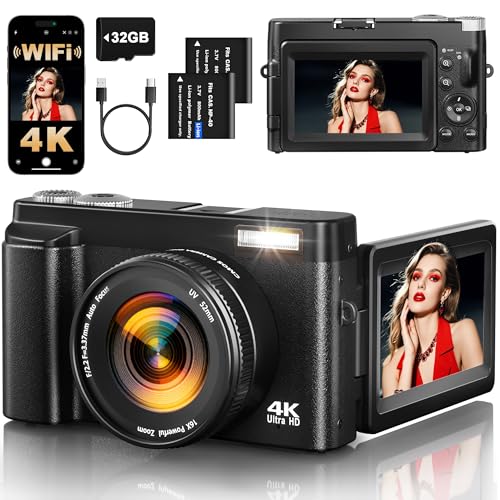 4K Digital Camera for Photography
